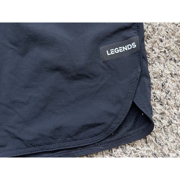 Legends Luka Shorts Mens Large Black 7" Running Gym Workout Active Stretch - Picture 2 of 9
